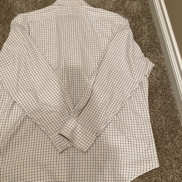 Polo Ralph Lauren Men’s Long Sleeve Button Up Sz 17 34-35 Regent Fit Yellow - Picture 2 of 4